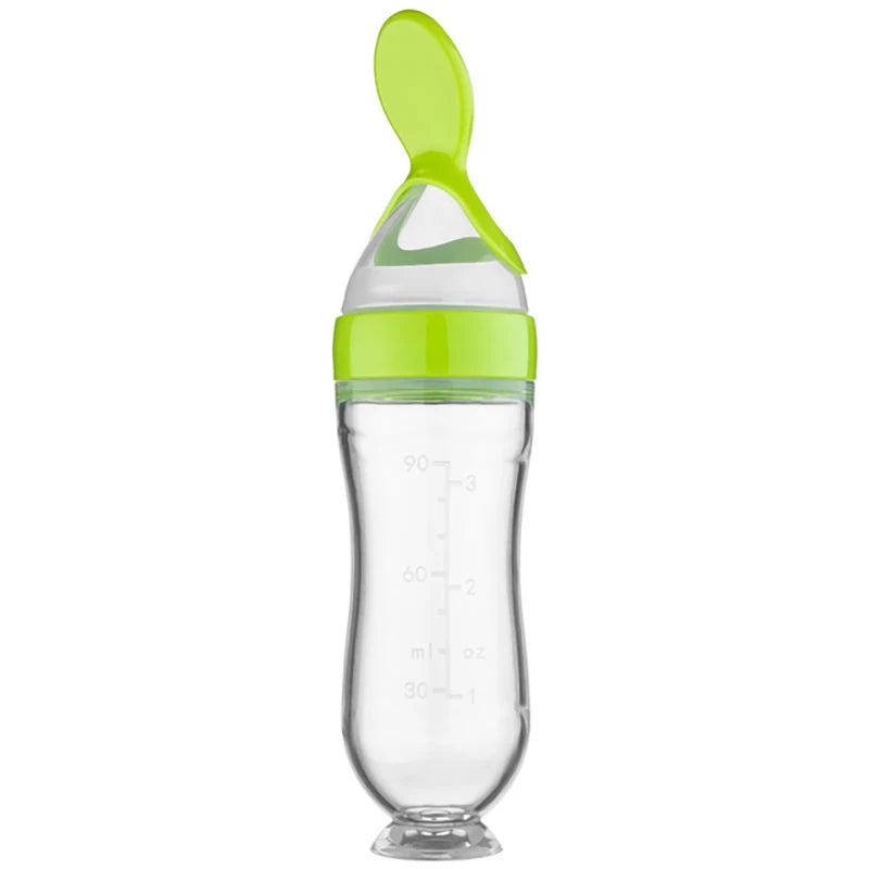 MNS Newborn Baby Squeezing Feeding Bottle