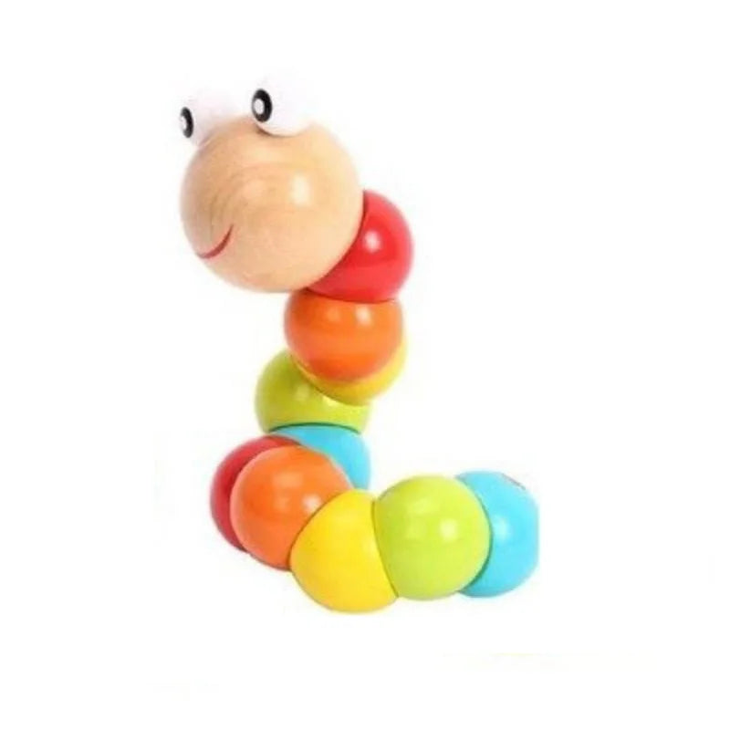 MNS Wooden Roller Coaster Bead Maze for Toddlers