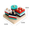 MNS Wooden Roller Coaster Bead Maze for Toddlers