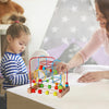 MNS Wooden Roller Coaster Bead Maze for Toddlers