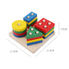MNS Wooden Roller Coaster Bead Maze for Toddlers