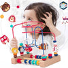 MNS Wooden Roller Coaster Bead Maze for Toddlers
