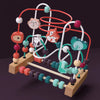 MNS Wooden Roller Coaster Bead Maze for Toddlers